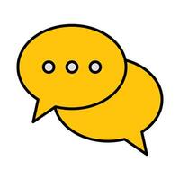 Conversation Line Icon vector
