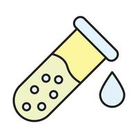 Sample Line Filled Icon Design vector