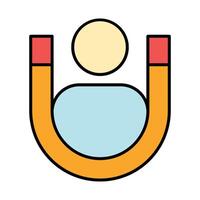 Lead Generation Line Filled Icon Design vector