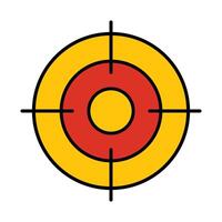 Target Line Icon vector