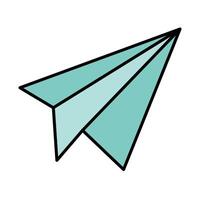 Paper Plane Line Icon vector