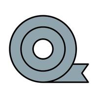Insulating Tape Line Filled Icon Design vector
