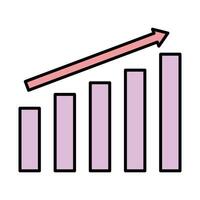 Graph Line Icon vector