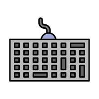 Keyboard Line Icon vector