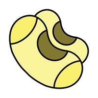 Nuts Line Filled Icon Design vector