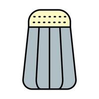 Salt Line Filled Icon Design vector