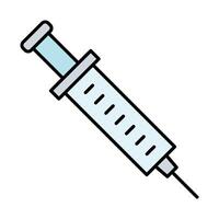 Injection Line Filled Icon Design vector