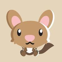 Quoll with detailed illustration of light and shadow vector
