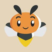 Firefly with detailed illustration of light and shadow vector