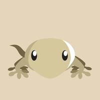 Lizard with detailed illustration of light and shadow vector