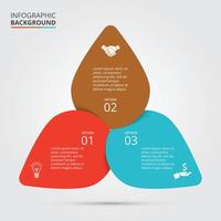 Infographic abstract diagram with 7 options, parts, steps or processes. vector