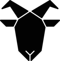 goat head icon, goat sign icon design vector