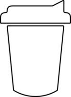 coffee cup icon, cup sign vector