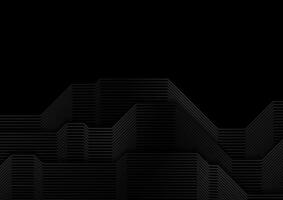Grey metallic minimal lines abstract futuristic tech background vector