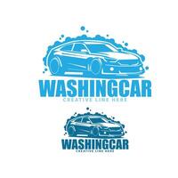 washing car design illustration vector