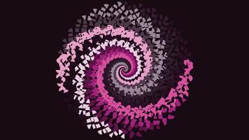 Abstract spinning muted vortex style background. vector