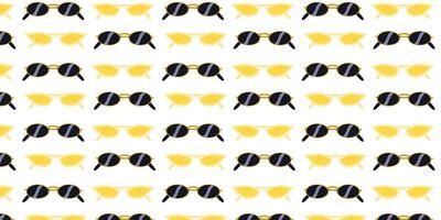Seamless pattern sunglasses small lens forms on a white background vector
