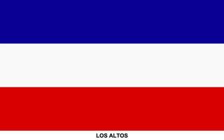 bandera de los altos, los altos nacional bandera vector