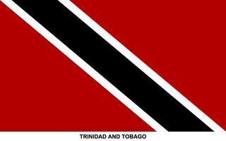 Flag of TRINIDAD AND TOBAGO vector