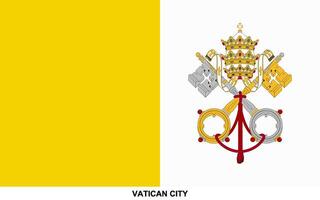 Flag of VATICAN CITY, VATICAN CITY national flag vector