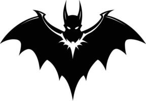 Elegant Bat Silhouette High Quality for Creative Projects vector