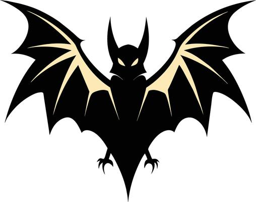 Elegant Bat Silhouette High Quality for Creative Projects