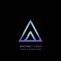 abstract logo design gradient color vector