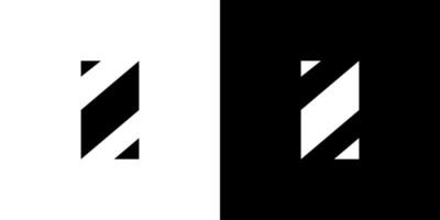 Letter Z logo monogram modern design icon vector