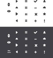 Mega set of icons. GUI basic UI UX SEO icon Essentials And Interface for web and mobile. Corporate Various Editorial star arrow direction cloud, maths design elements eps editable on gray and white BG vector