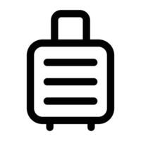 Simple Suitcase icon. The icon can be used for websites, print templates, presentation templates, illustrations, etc vector