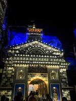 Chota Char Dham Yamunotri Gangotri Kedarnath pandal decoreted photo