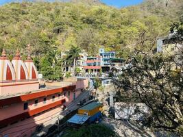 temple of rishikesh ultra wide image photo