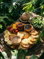 tropical galés pasteles desayuno foto