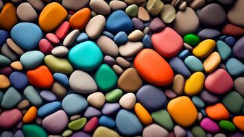 colourfull stones pattern background photo