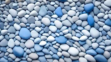 blue and white stones background photo