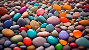 colourfull stones pattern background photo