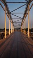 Road crossing over the highway in Lahore, Pakistan on May 20, 2024. photo