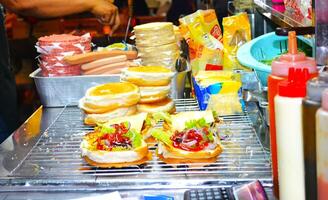 Sandwiches are ready to be served photo