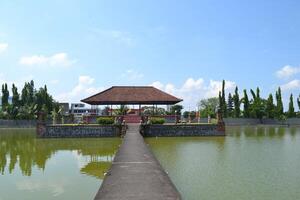 Scenic view of clear and enchanting lake photo