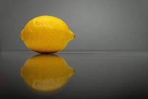 Lemons on the table photo