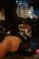 Barista Making Coffee photo