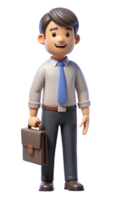 Father with Briefcase 3d Ornament png