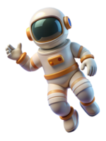 astronauta completo da uomo 3d design png