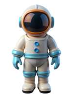 astronauta completo da uomo 3d portafortuna png