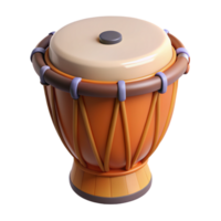bongo instrument 3d tillgång png