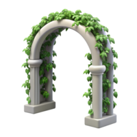 hiedra arco 3d hacer png