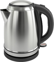 Stainless Steel Electric Kettle Close-Up. png