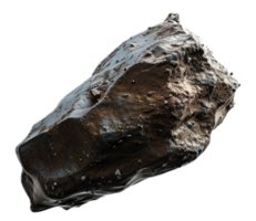glimmend zwart steenkool rotsen. png