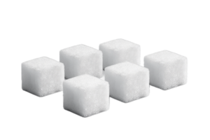 Close-up of White Sugar Cubes. png