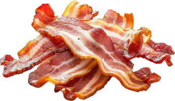 Crispy Cooked Bacon Strips. png